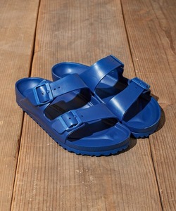 「BIRKENSTOCK」 フラットサンダル 24.5cm ネイビー レディース