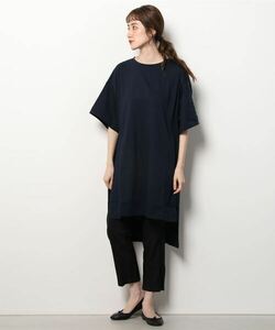 「BANANA REPUBLIC FACTORY STORE」 半袖カットソー ONESIZE ネイビー レディース