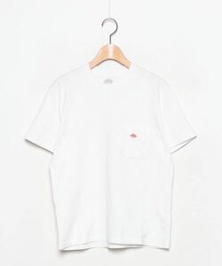 「DANTON」 ワンポイント半袖Tシャツ 36 ホワイト レディース