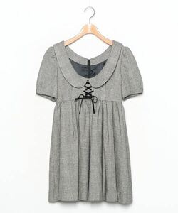 「JILL STUART」 半袖ワンピース 0 ベージュ レディース_画像1