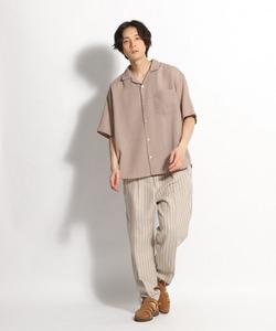 「niko and...」 半袖シャツ LARGE ベージュ メンズ