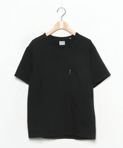 「HOLLYWOOD RANCH MARKET」 ワンポイント半袖Tシャツ M ブラック メンズ