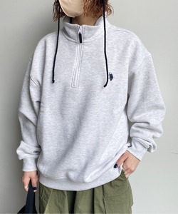 「U.S. POLO ASSN.」 スウェットカットソー X-LARGE グレー メンズ