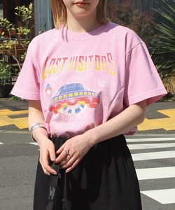 「GOOD ROCK SPEED」 半袖Tシャツ F ピンク レディース