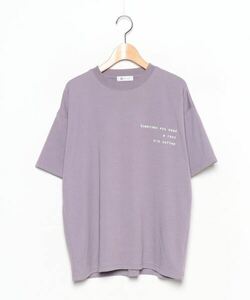 「tk.TAKEO KIKUCHI」 半袖Tシャツ 02 ライトパープル メンズ