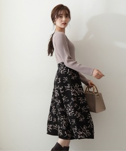 「PROPORTION BODY DRESSING」 ニットワンピース SMALL ベージュ レディース