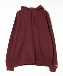 「Champion」 ワンポイントプルオーバーパーカー X-LARGE レッド レディース