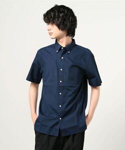 「BEAMS PLUS」 半袖シャツ X-SMALL ネイビー メンズ