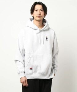 「BEN DAVIS」 プルオーバーパーカー X-LARGE グレー メンズ