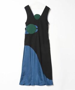 「UN3D.」 サロペットスカート 38 ブルー レディース