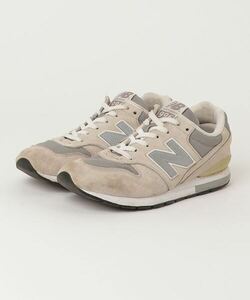 「New Balance」 ローカットスニーカー 24cm ベージュ レディース