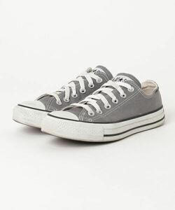 「CONVERSE」 ローカットスニーカー 23.5cm グレー レディース