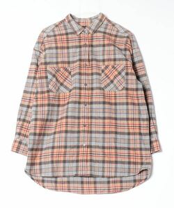 「PENDLETON」 チェック柄長袖ネルシャツ FREE ベージュ レディース