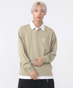 「KANGOL」 長袖Tシャツ S ベージュ メンズ