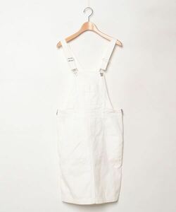 「DouDou」 サロペットスカート FREE ホワイト レディース