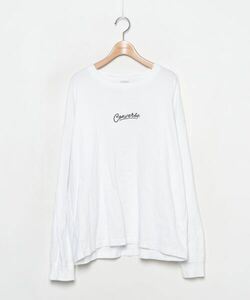 「CONVERSE」 長袖Tシャツ - ホワイト メンズ