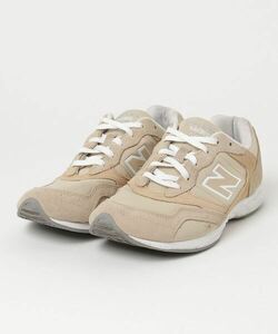 「New Balance」 ローカットスニーカー 24cm ベージュ レディース