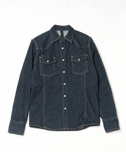 「wjk」 長袖シャツ MEDIUM ネイビー メンズ