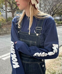 「FREAK'S STORE」 長袖カットソー X-LARGE ネイビー レディース