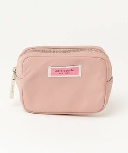 「kate spade new york」 ワンポイントポーチ - ピンク レディース