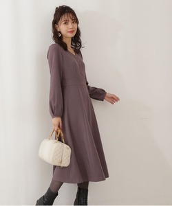 「PROPORTION BODY DRESSING」 長袖ワンピース MEDIUM パープル レディース