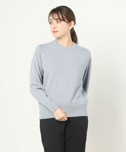 「Demi-Luxe BEAMS」 長袖ニット ONE SIZE サックスブルー レディース