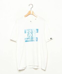 「adidas」 半袖Tシャツ 0 ホワイト メンズ