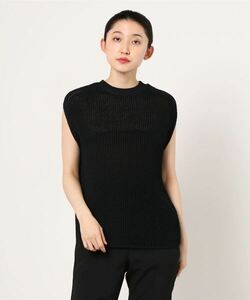 「Demi-Luxe BEAMS」 ノースリーブニット ONE SIZE ブラック レディース