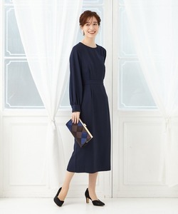 「AIMER」 長袖ワンピース SMALL ネイビー レディース