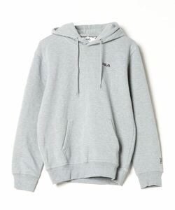 「FILA」 プルオーバーパーカー MEDIUM 杢グレー レディース