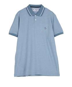 「Munsingwear」 半袖ポロシャツ LARGE ブルー メンズ