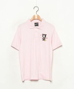 「BEAMS」 ワンポイント半袖ポロシャツ S ピンク メンズ
