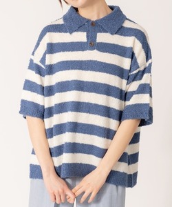 「ONCILY」 半袖ニット MEDIUM ブルー メンズ