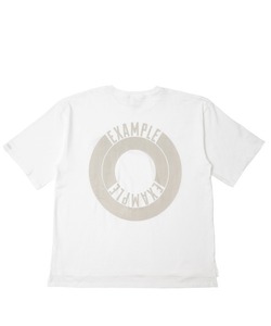 「EXAMPLE」 半袖Tシャツ M ホワイト メンズ