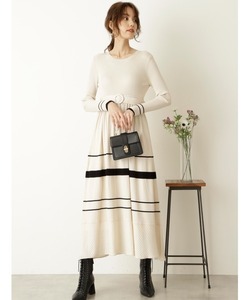 「JILL STUART」 ニットワンピース 2 ホワイト レディース_画像1