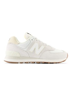 「New Balance」 ローカットスニーカー 23.5cm ライトグレー レディース