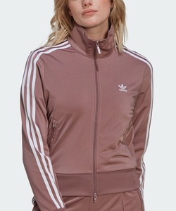 「adidas」 ジャージブルゾン X-LARGE ブラウン レディース_画像1