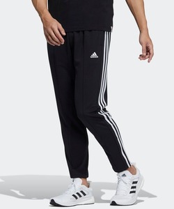 「adidas」 ジャージパンツ LARGE ブラック×ホワイト メンズ_画像1