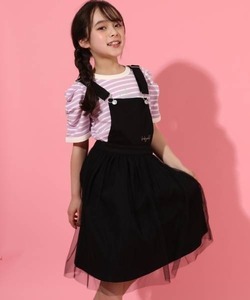 「BABYDOLL」 「KIDS」サロペットスカート 110cm ブラック キッズ