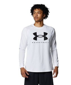 「UNDER ARMOUR」 長袖Tシャツ - ホワイト メンズ