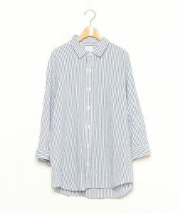 「coen」 7分袖シャツ X-LARGE ネイビー メンズ