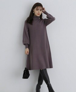 「PROPORTION BODY DRESSING」 ニットワンピース MEDIUM ブラウン レディース_画像1