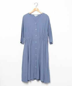 「niko and...」 7分袖ワンピース MEDIUM ブルー レディース_画像1