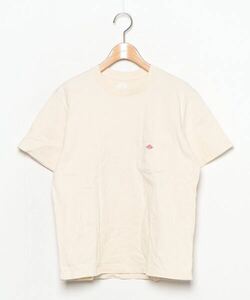 「DANTON」 ワンポイント半袖Tシャツ 36 イエロー レディース