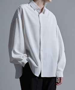 「Loose/ルース」 長袖シャツ X-SMALL ホワイト メンズ