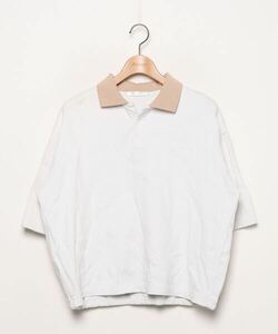 「INTER FACTORY」 半袖ポロシャツ MEDIUM ホワイト メンズ