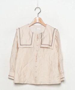 「WILLSELECTION」 7分袖ブラウス MEDIUM ベージュ レディース