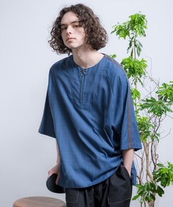 「Casper John」 半袖シャツ MEDIUM ブルー メンズ