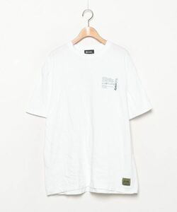 「Subciety」 半袖Tシャツ X-LARGE ホワイト×グリーン メンズ_画像1