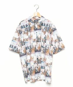 「NAVY」 半袖シャツ X-LARGE ブラウン メンズ